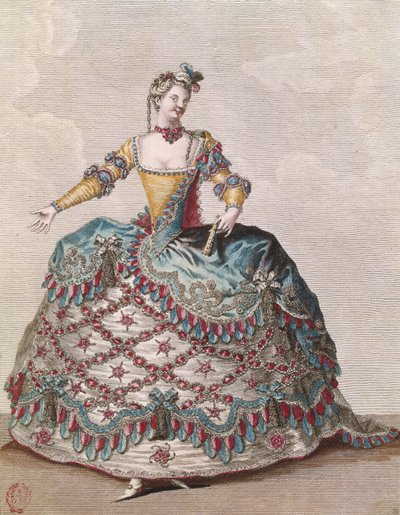 Costume for an Indian Woman for the Opera Ballet 